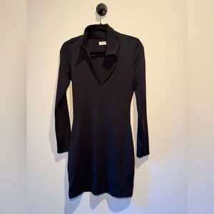 Aritzia Black Long Sleeve Dress